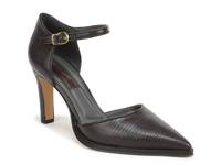 Alexa Pump Dark Brown Snake Print view