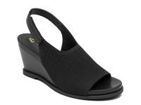 Dell Wedge Sandal Black view
