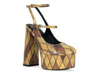 Juliara Platform Pump Multicolor Snake Print view