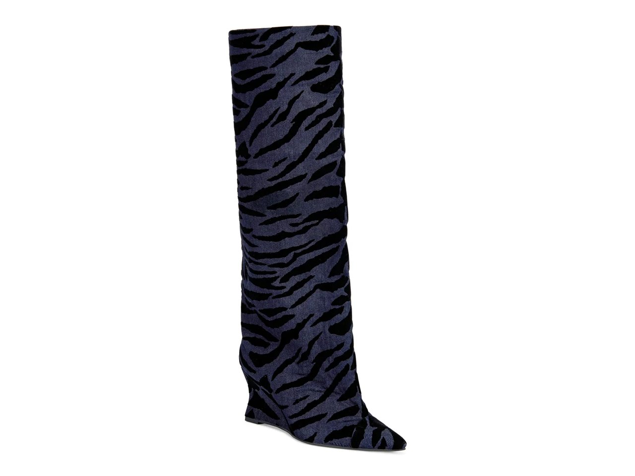 Kenya Denim Wedge Boot