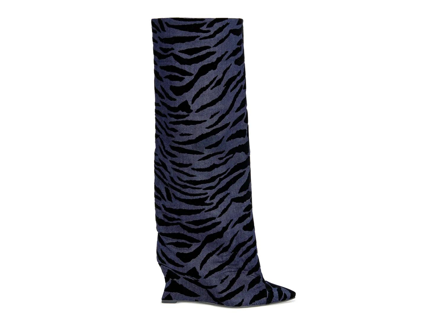 Kenya Denim Wedge Boot