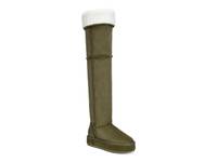 Marlow Over-The-Knee Platform Boot Olive Green view