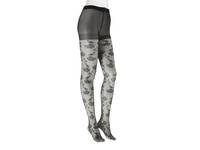 Floral Women's Tights Black view