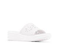 Cloudsteppers Drift Floral Wedge Sandal White view