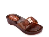 x Scholl Pescura Jelly Sandal Dark Brown view