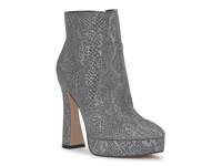 Nerix Platform Bootie Grey Snake Print view
