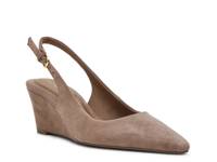 Cookie Wedge Pump Taupe Suede view
