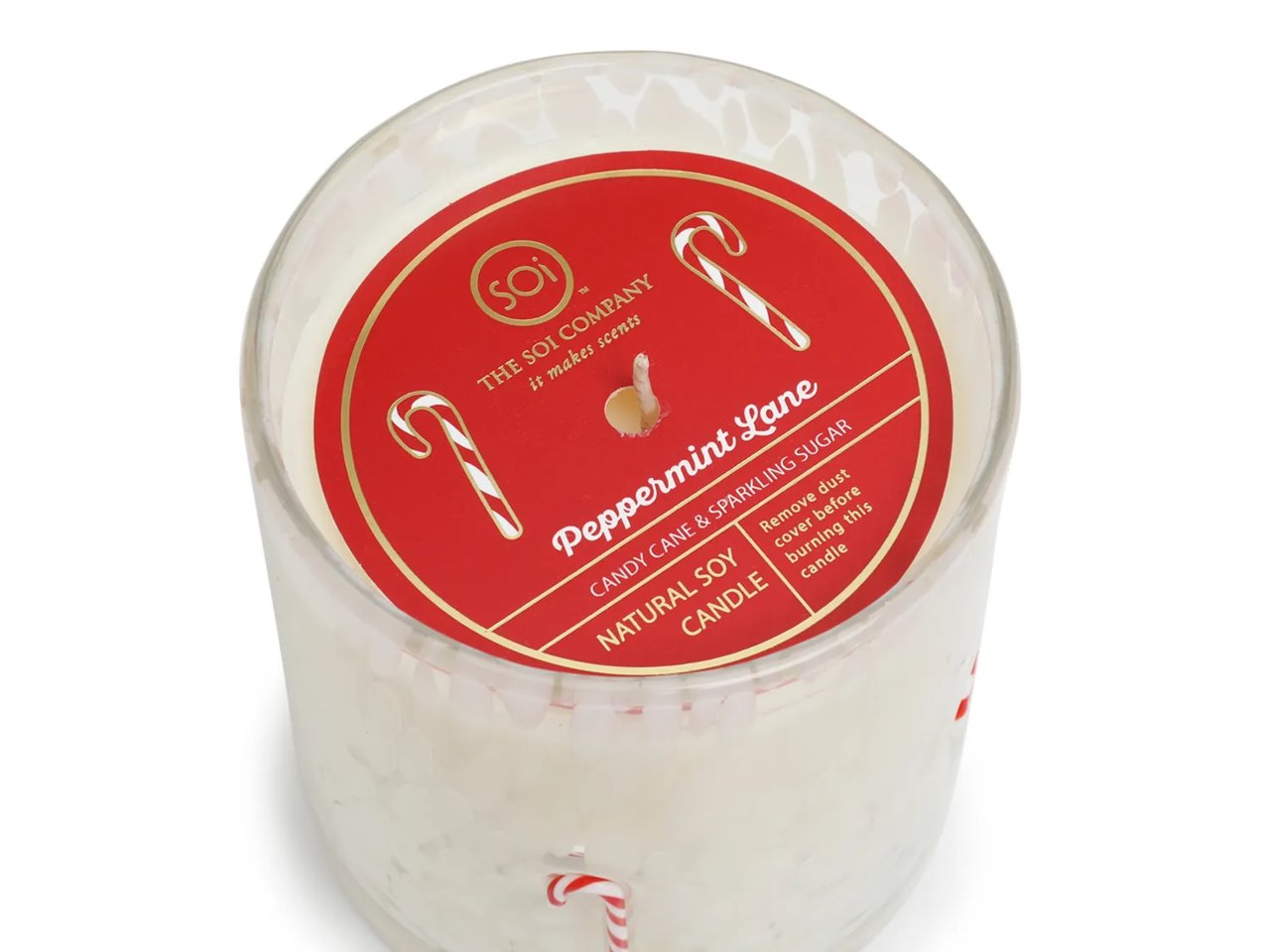 Candy Cane Candle