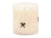 Pink & Black Bow Candle White/Black view