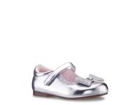 Jillzee Mary Jane Flat - Kids' Silver view