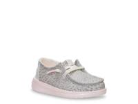 Wendy Luxe Leopard Slip-On - Kids' Grey/Pink view
