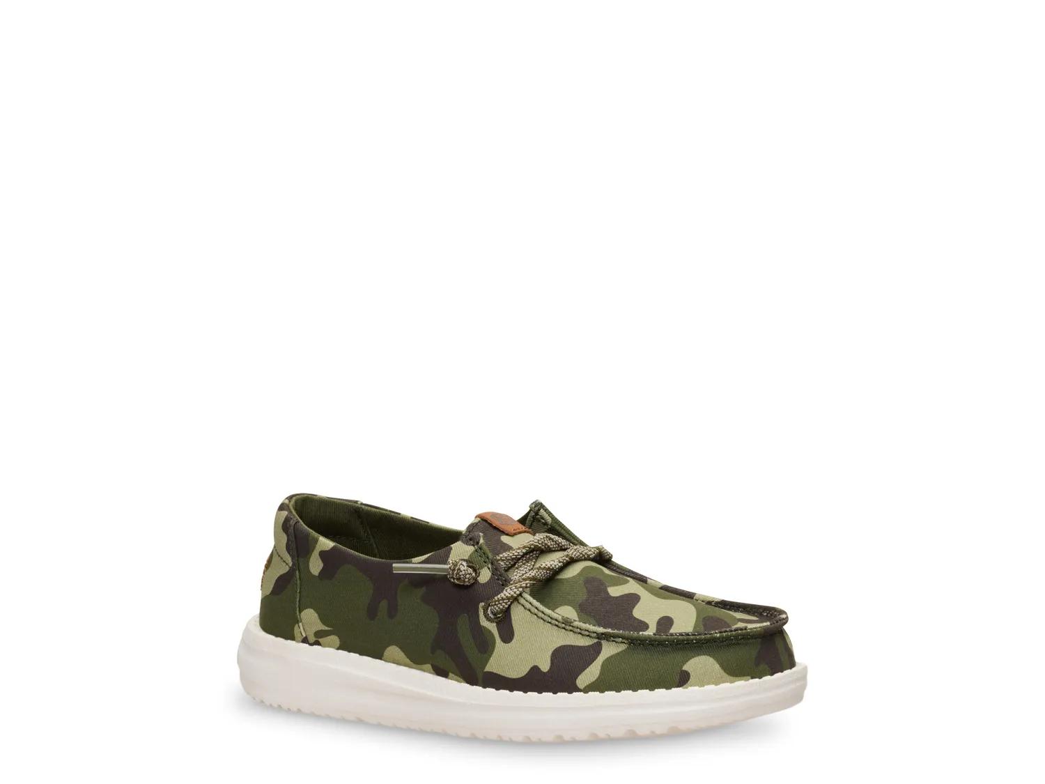 Hey Dude Wendy SlipOn Kids' | Boys | Girl's | Dark Green | Size 4 Youth | Slip-Ons
