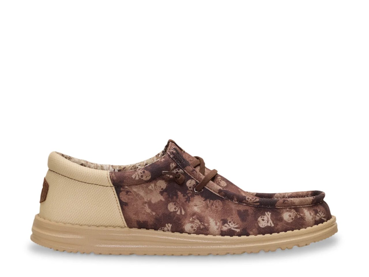 Wally Funk Distressed Skulls Slip-On - Men's