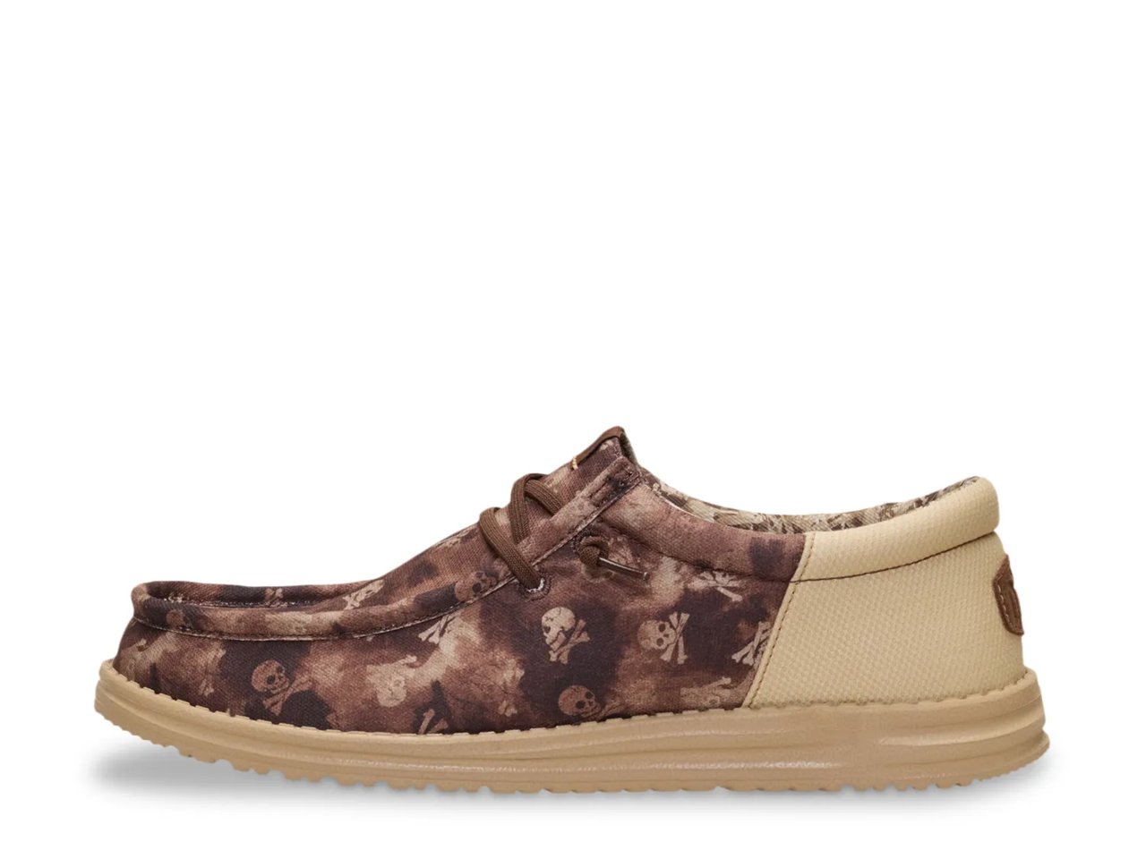 Wally Funk Distressed Skulls Slip-On - Men's