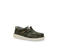 Wally Stretch Jersey Camo Slip-On - Kids' Dark Green view