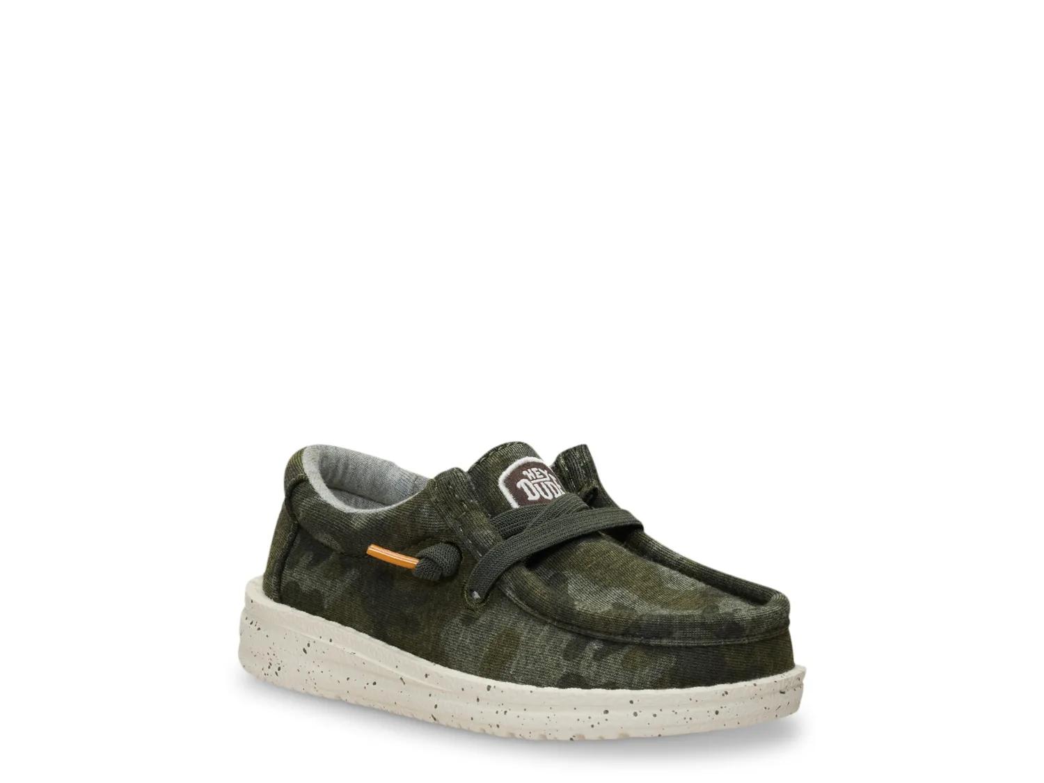Wally Stretch Jersey Camo Slip-On