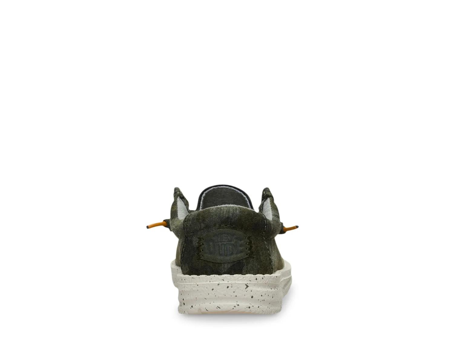 Wally Stretch Jersey Camo Slip-On