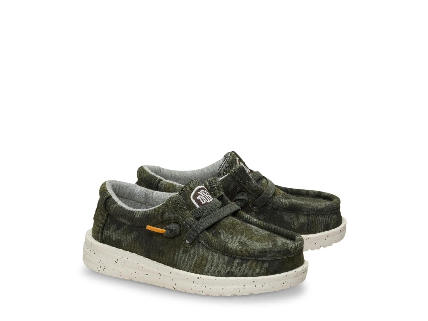 Wally Stretch Jersey Camo Slip-On