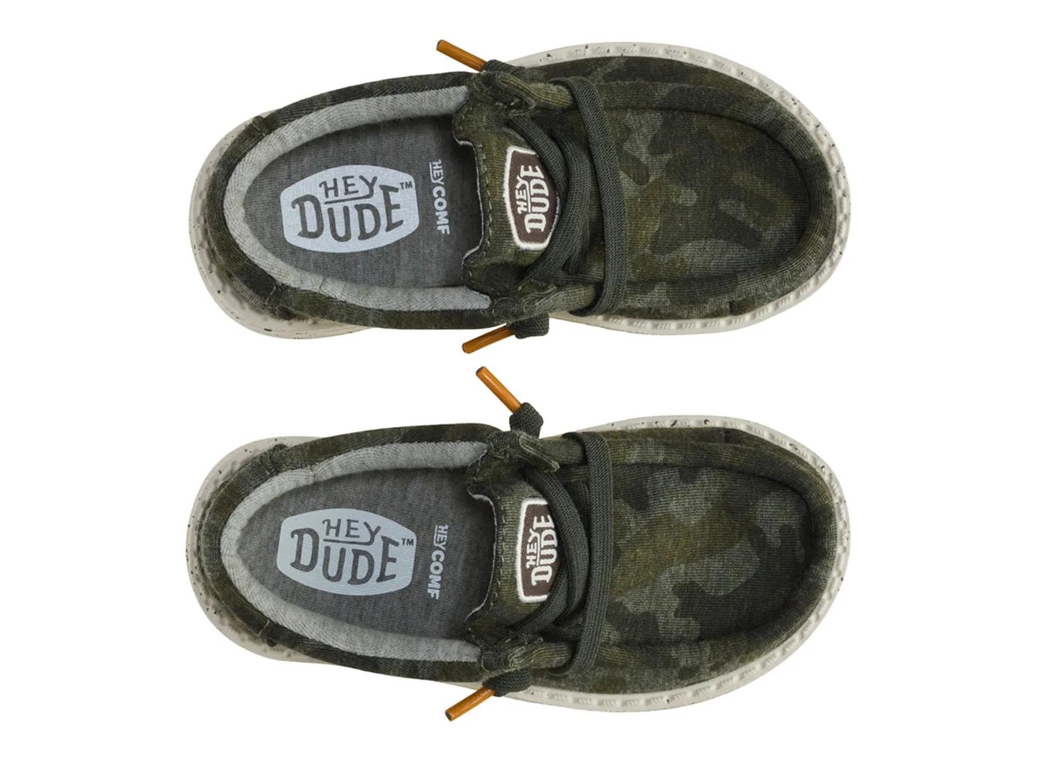 Wally Stretch Jersey Camo Slip-On
