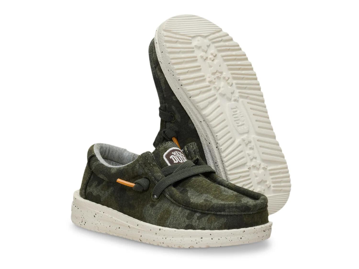 Wally Stretch Jersey Camo Slip-On