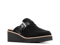 Elvesa Wedge Mule Black Suede view
