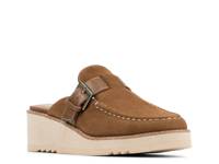 Elvesa Wedge Mule Saddle Brown Suede view