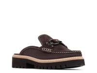 Hassie Platform Mule Dark Brown Suede view