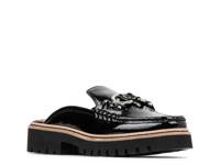 Hassie Platform Mule Black Patent view