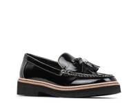 Lovell Platform Loafer Black Patent view
