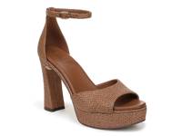 Delphie Platform Sandal Dark Brown view