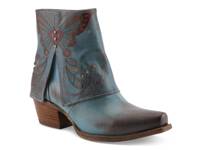 Butterfly Kisses Foldover Bootie Blue view