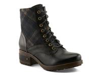 Marty Plaid Bootie Black view