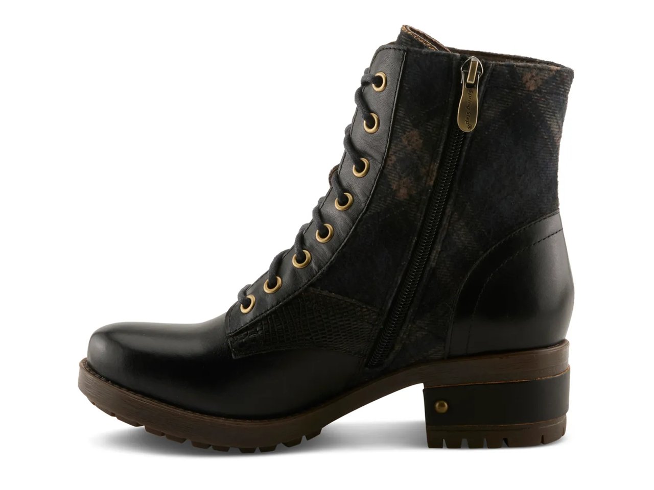 Marty Plaid Bootie