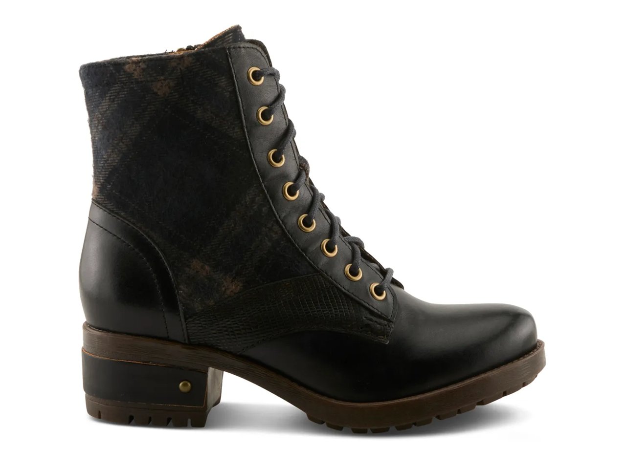 Marty Plaid Bootie