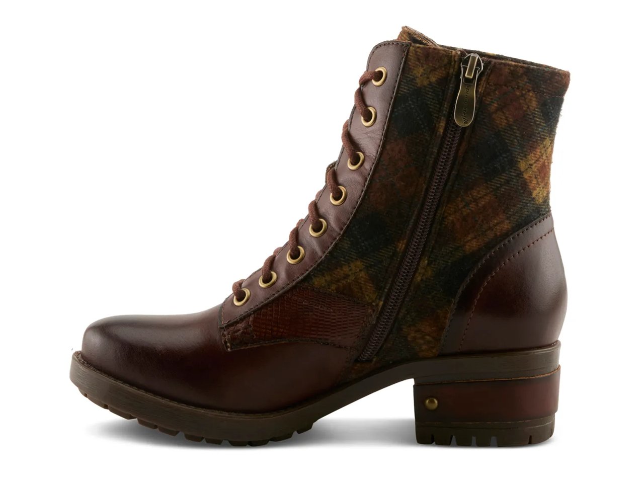 Marty Plaid Bootie