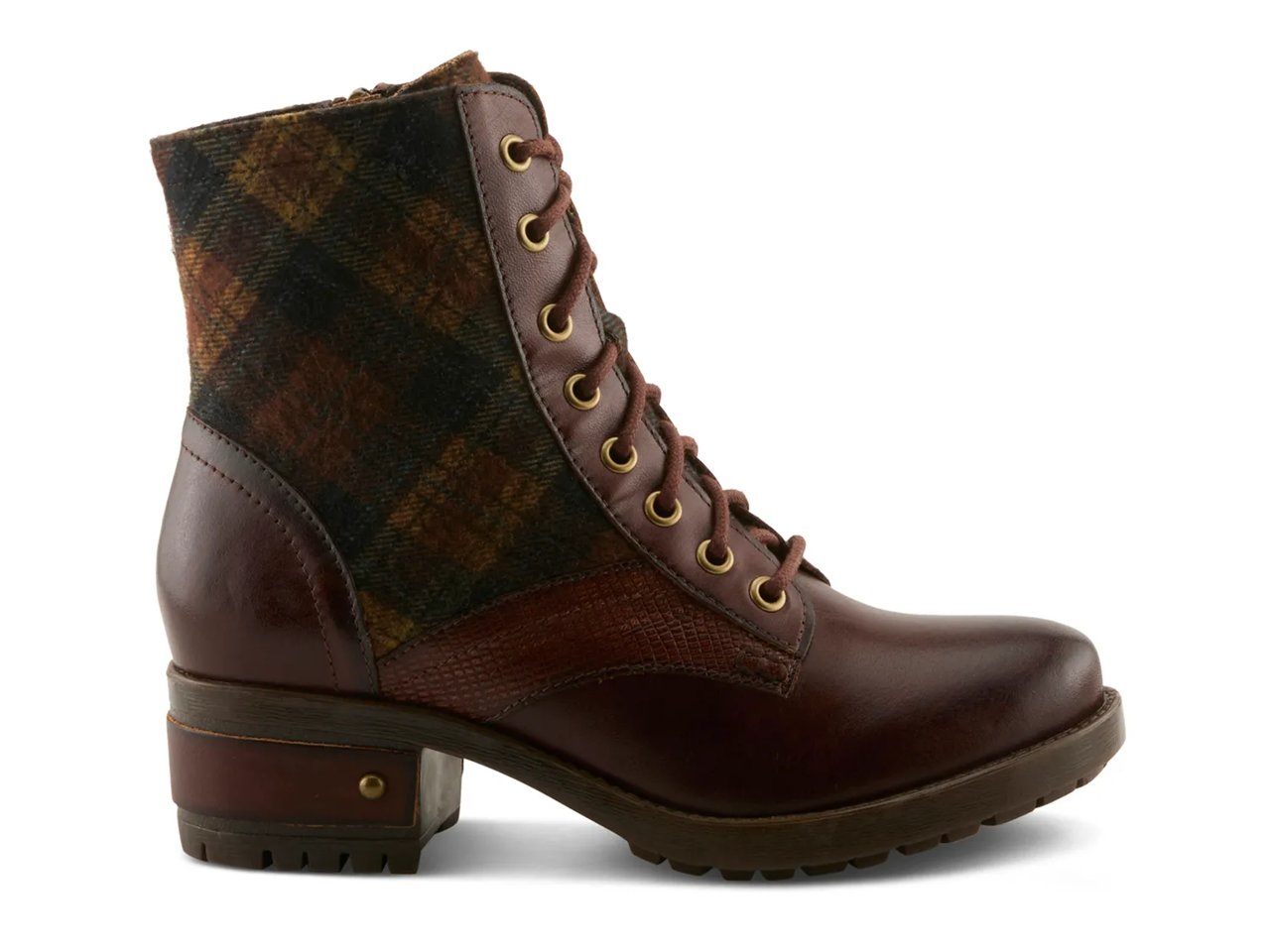 Marty Plaid Bootie
