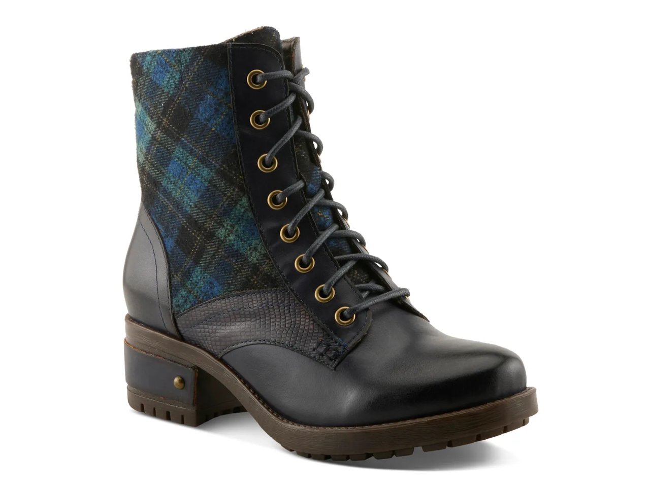 Marty Plaid Bootie