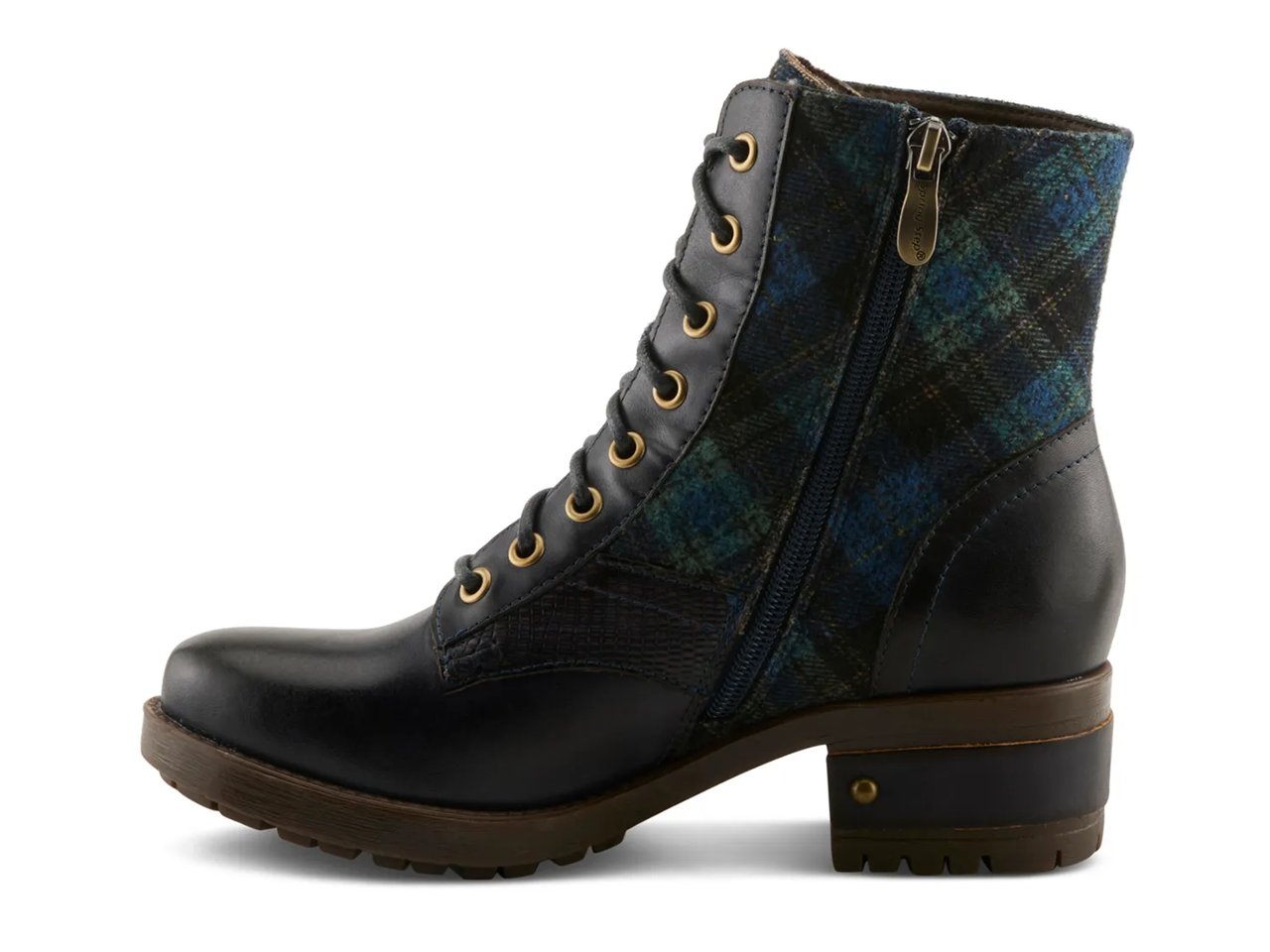 Marty Plaid Bootie