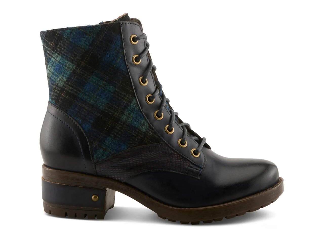 Marty Plaid Bootie