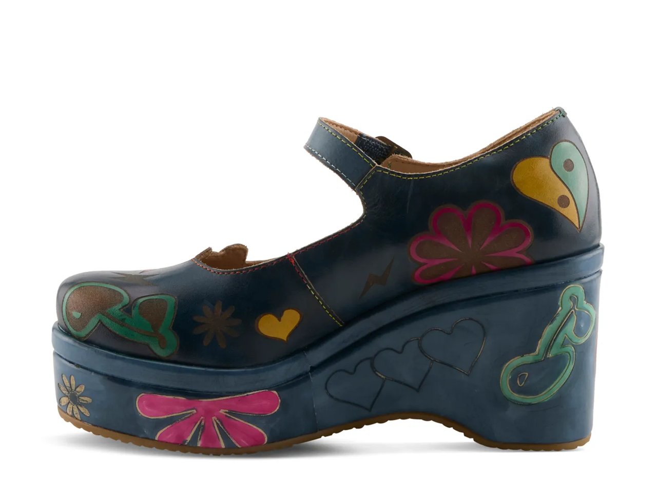 Peace N Luv Wedge Mary Jane Pump