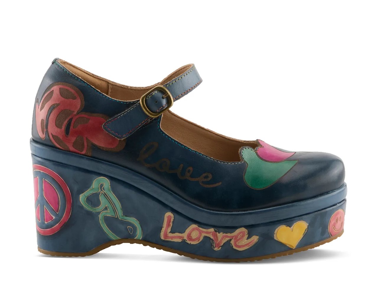 Peace N Luv Wedge Mary Jane Pump