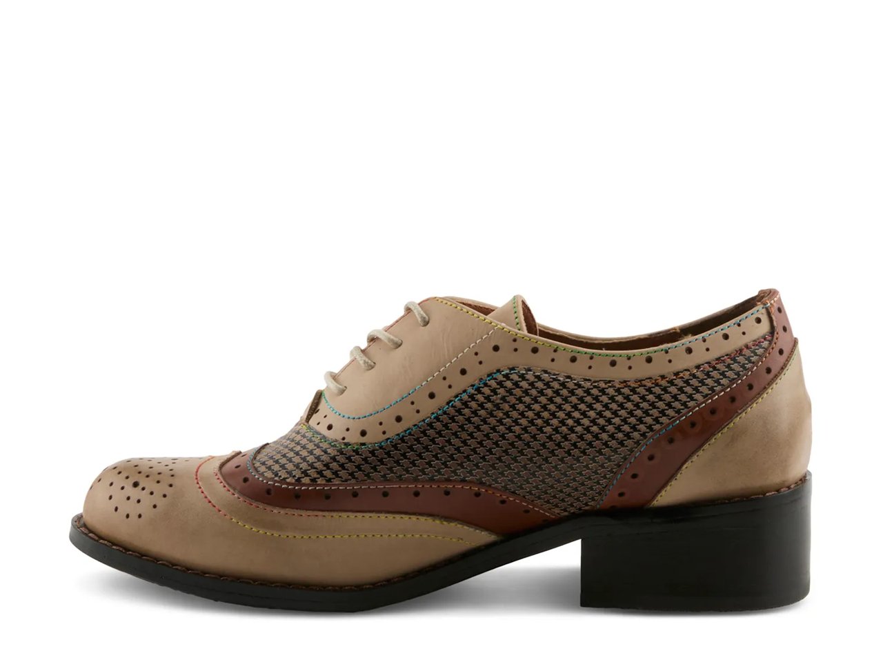 Tap Dancer Check Wingtip Oxford