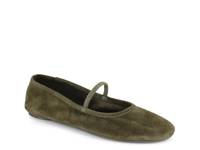 Bella Mary Jane Flat Dark Green view