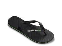 Brasil Logo Flip Flop - Women's Black view
