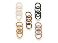 Faux Pearl Hair Tie Set - 20 Pack Multicolor view