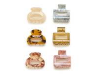 Mini Hair Clip Set - 6 Pack Multicolor view