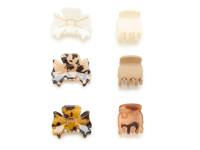 Mini Hair Clip Set - 6 Pack Multicolor view