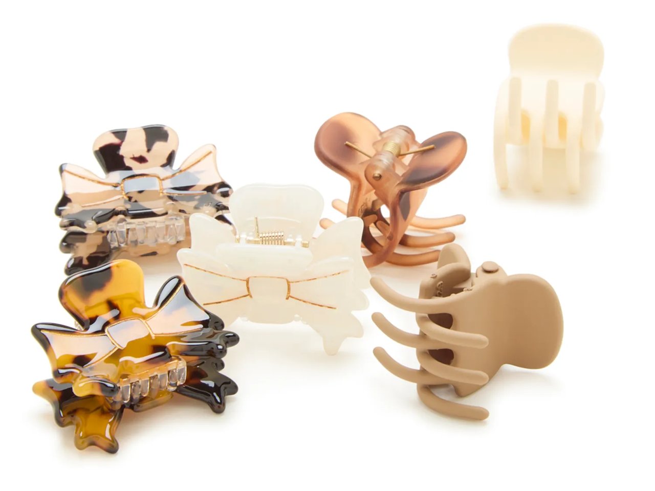 Mini Hair Clip Set - 6 Pack