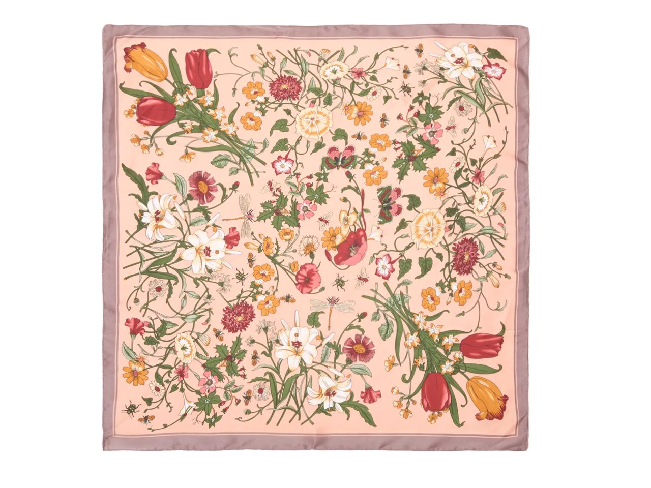 Floral Square Scarf