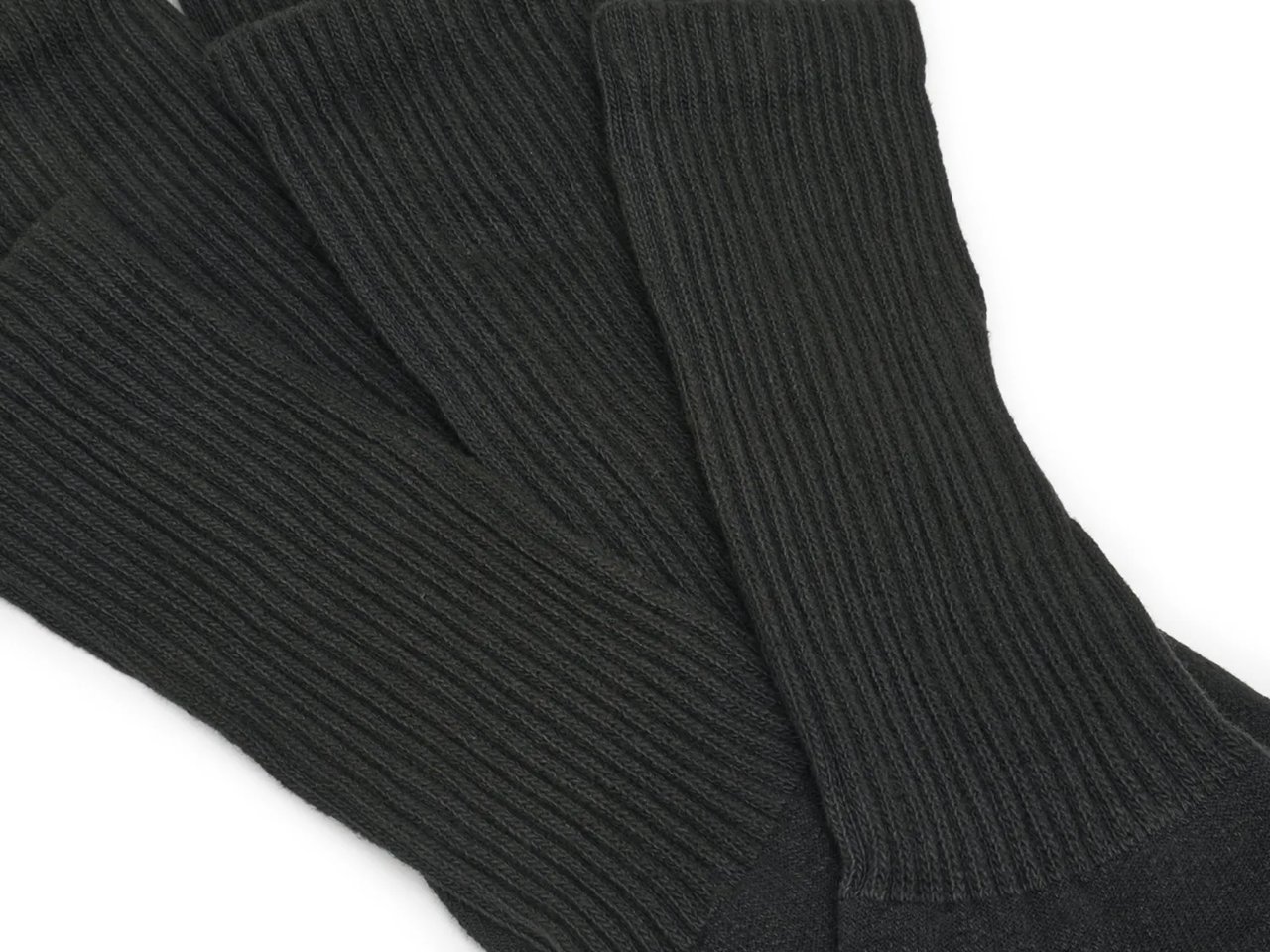 Cushioned Cotton Men's Crew Socks - 6 Pack